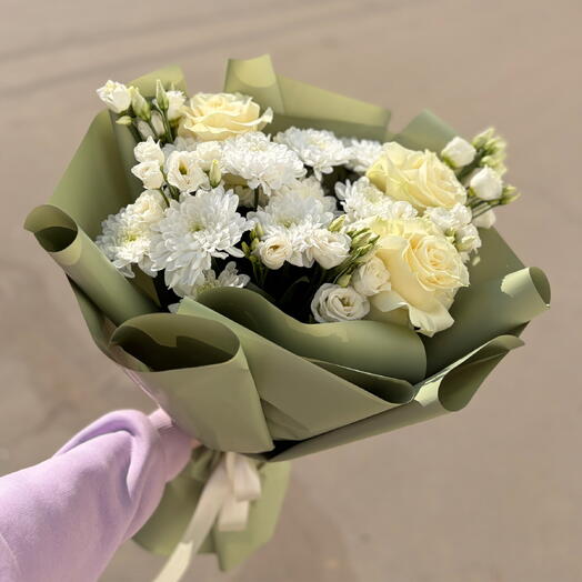 Букет с розой