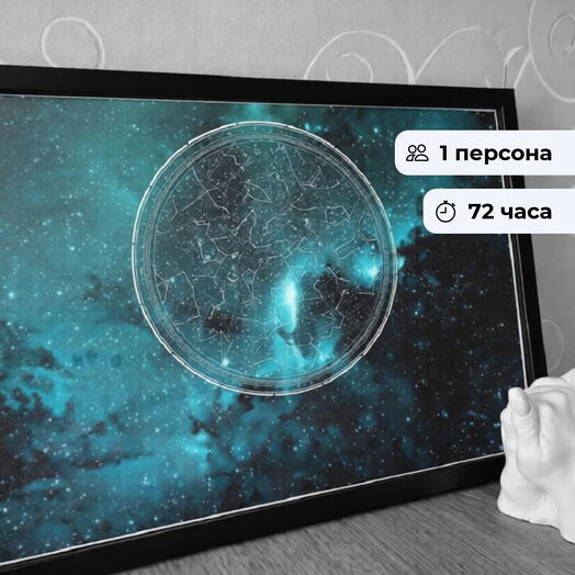 Карта момента. Создание карты звёздного неба по дате важного события