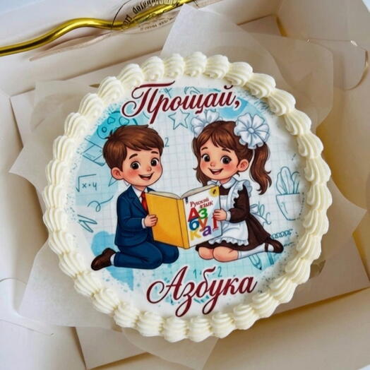 Бенто-торт на окончание начальной школы 6