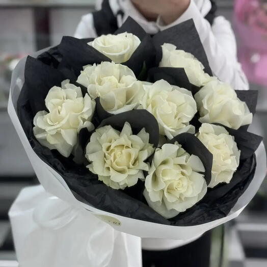 🖤Букет с Французскими розами