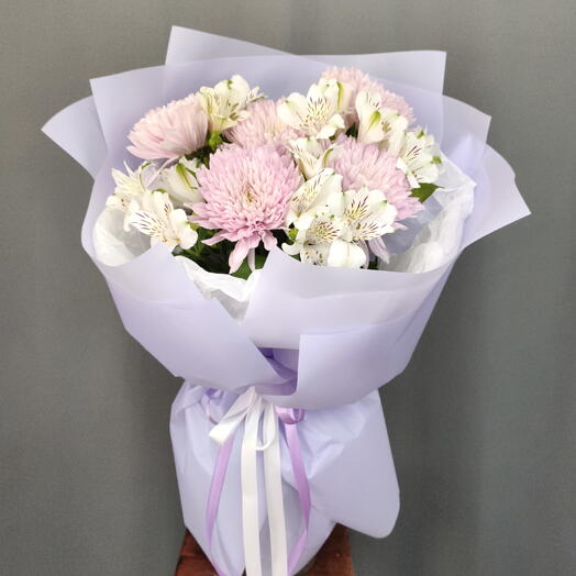 Хризантемы в лавандовой гамме 💝