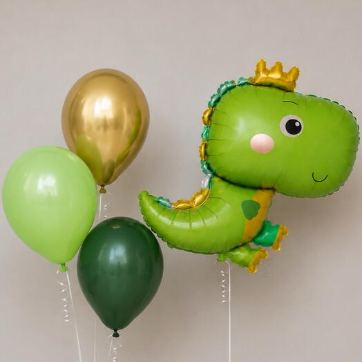 🦖 Маленький принц Дино — набор шаров с динозавром