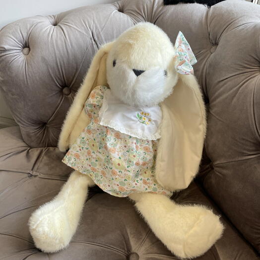 Плюшевая зайка белая🐰