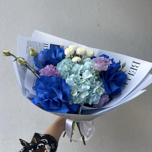Синяя гавань💙букет
