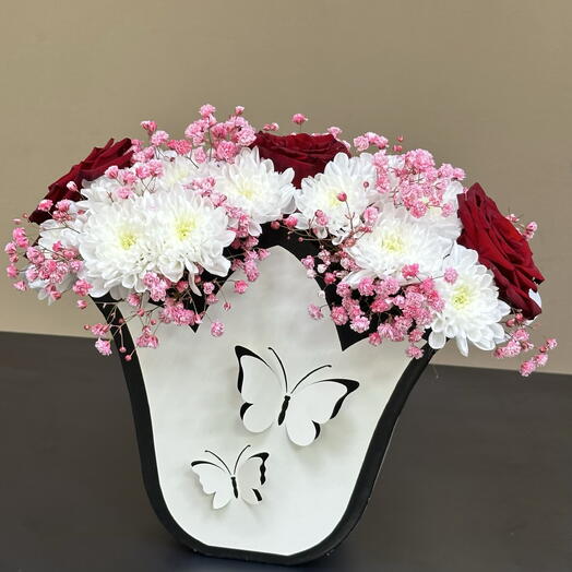 Коробка цветы 🌷