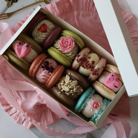 Набор ассорти макарон макаронс + подарок от
Vivienne Sabo - румяна MACARON