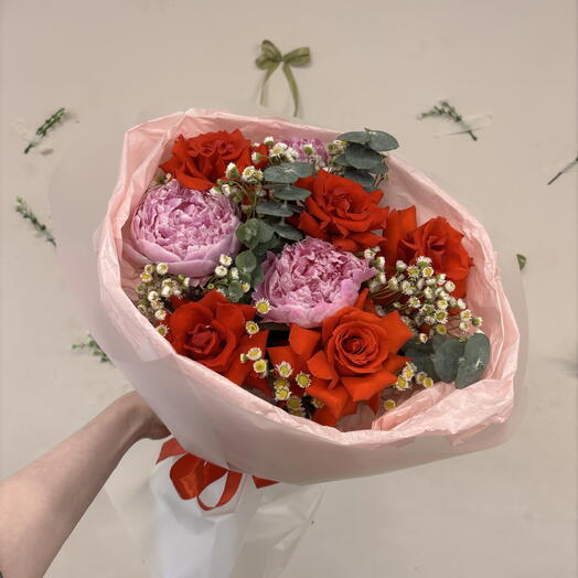 Букет с пионами🌸