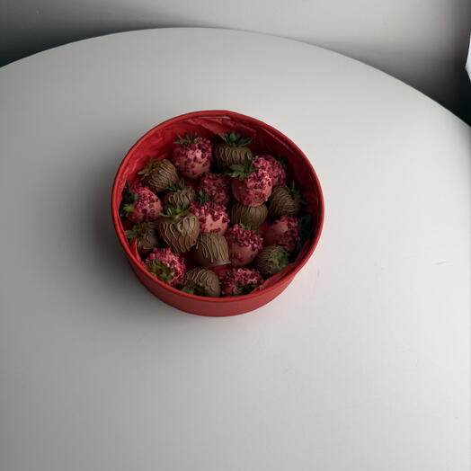 Juego de fresas cubiertas de chocolate Mamá