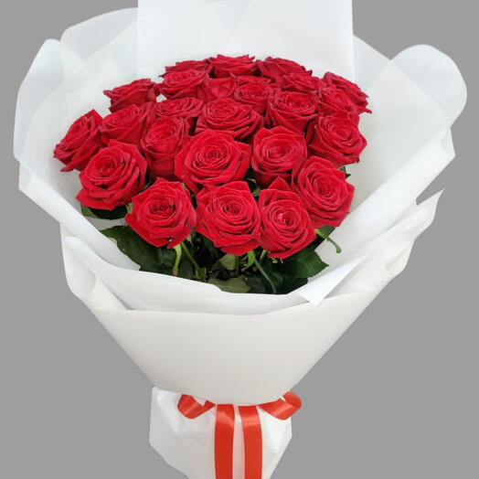 Букет 21 высокая 🌹 роза