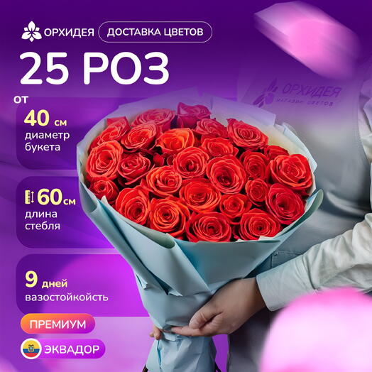 25 роз "Нина"