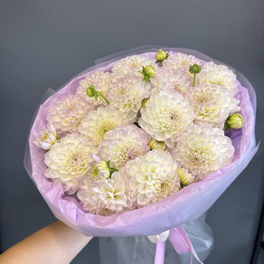 Милый букетик «FlowaLova» Георгины 💗