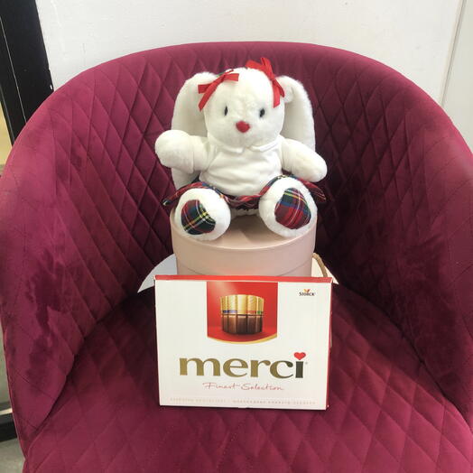 Набор с зайкой и Merci