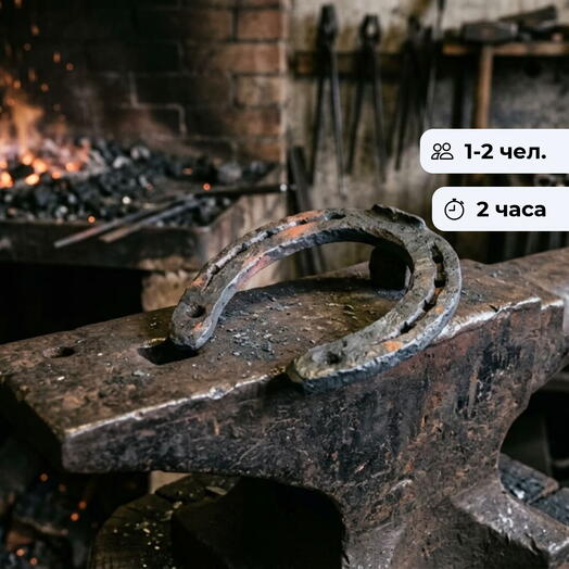 Посвящение в кузнецы. Кузнечный мастер-класс по созданию подковы