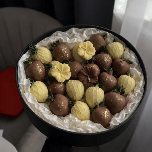 Подарочный набор клубники в бельгийском шоколаде 🧸🎁