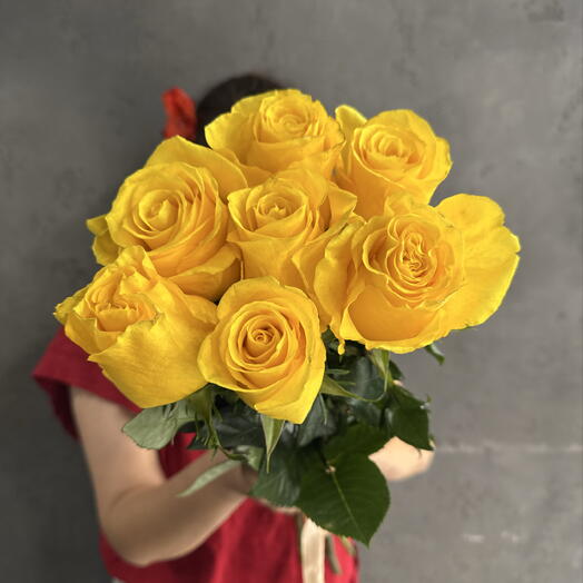 Желтые розы под ленту🌼