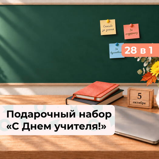 28 в 1 С Днем учителя! Подарочный набор впечатлений