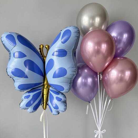 🦋 Набор воздушных шаров «Нежная бабочка»