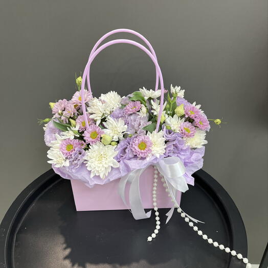 Сиреневая корзина