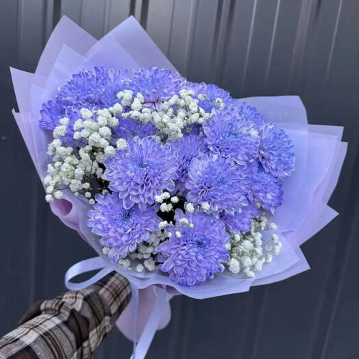 Сборный букет с гипсофилой🌸