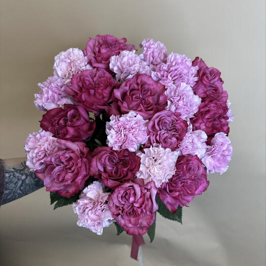 Розовый букет микс 💗