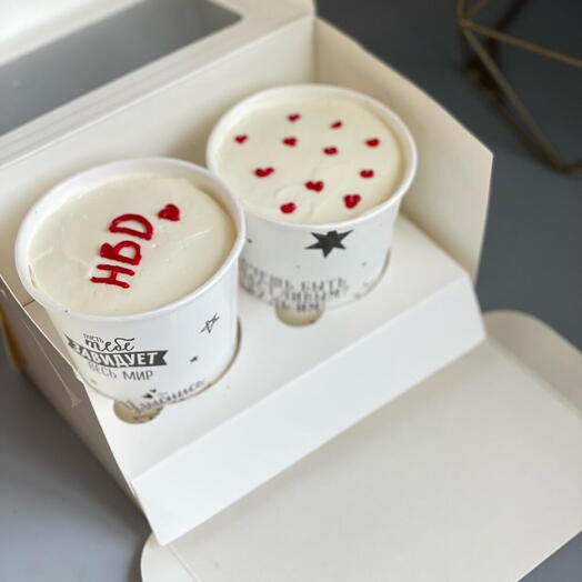 Pastel en un vaso " cake to go