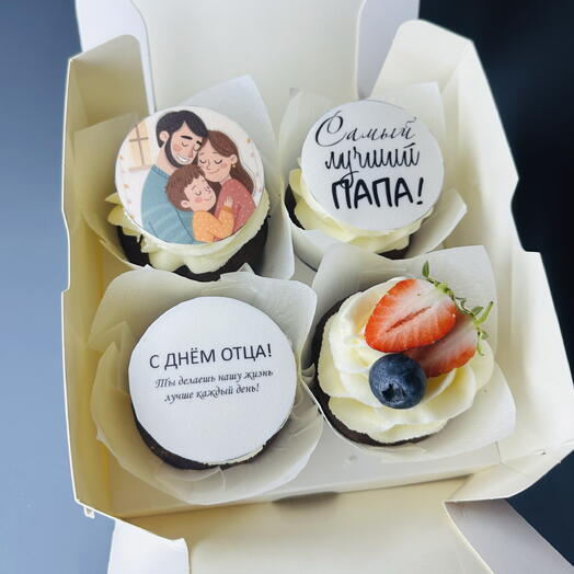 Капкейки на день отца
