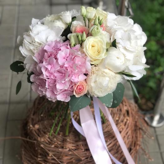Author's bouquet of hydrangeas