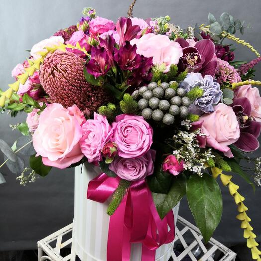 Flowers in a box