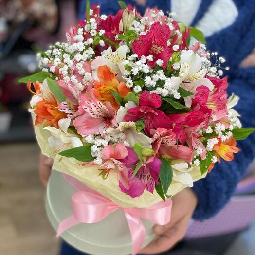 Flores en una Caja " Mi alegría»