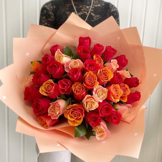 Bouquet of roses 35pcs