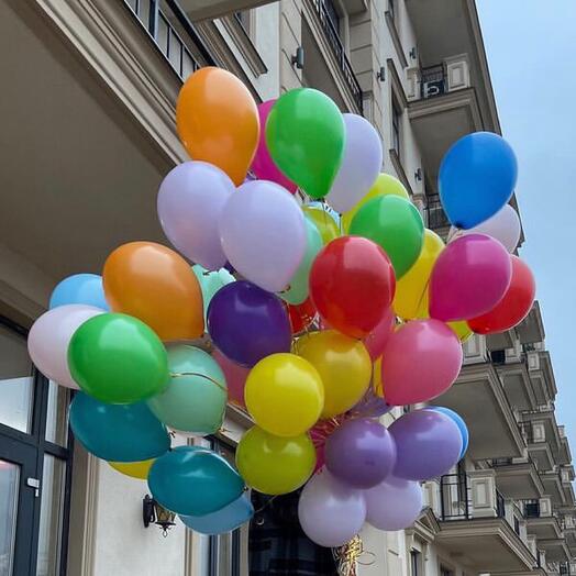 Шары с гелием ассорти