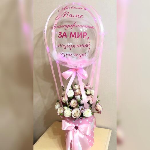 Букет цветов роз для мамы