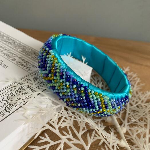 Beaded bracelet "Bird of Paradise"
