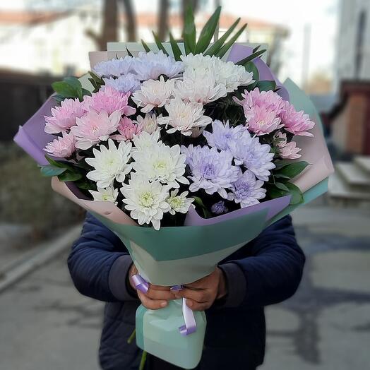 Нежные хризантемы