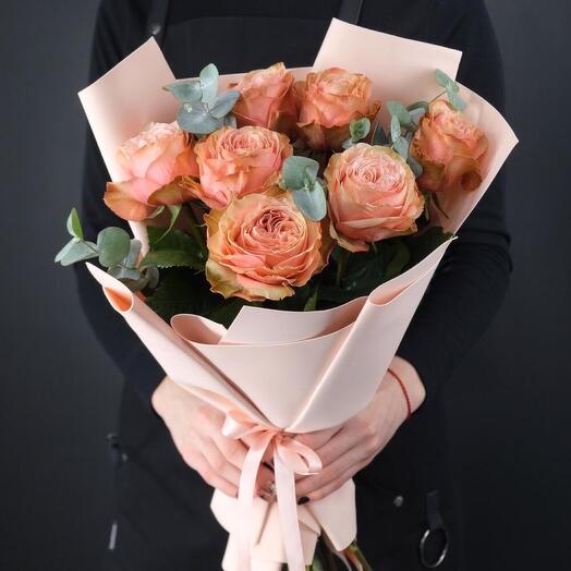 Ramo de rosas peonías de Cajal