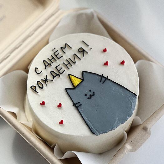Бенто торт с котом на день рождения 🎁