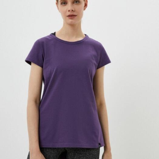 Футболка женская фиалковая Simple collection
