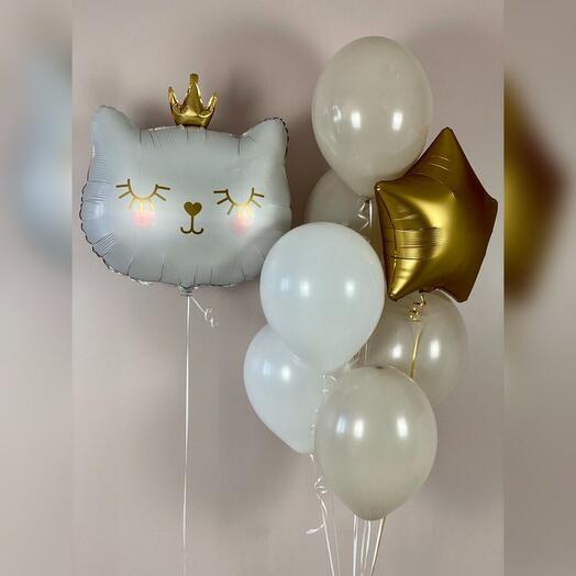 Set de bolas "gato Blanco"