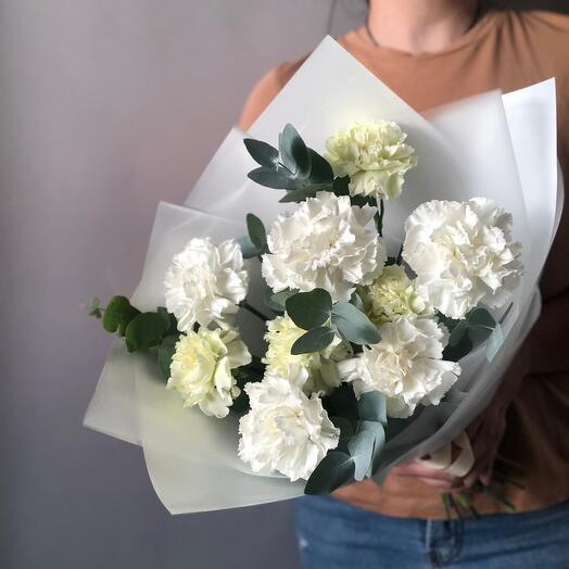 Моно букет из диантуса