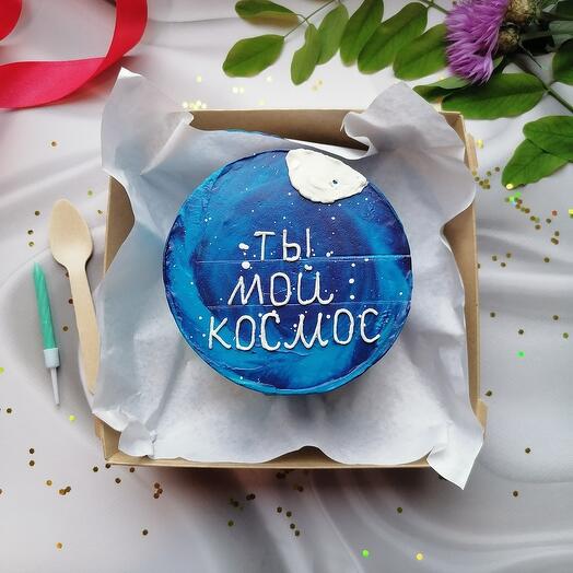 Bento cake "You are my cosmos" as a gift