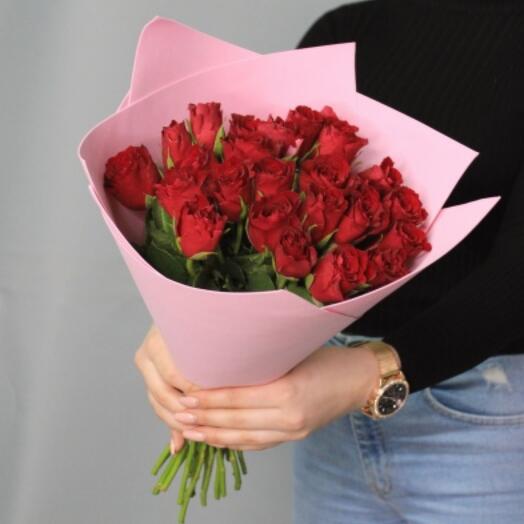 Red roses 40-50cm 25 pcs in DECORATIVE PAPER