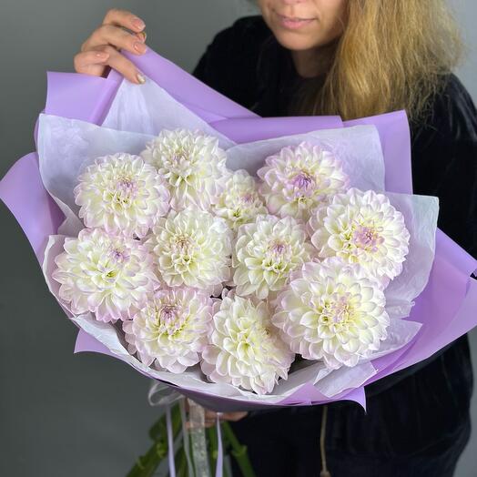Монобукет из воздушных георгинов (171)