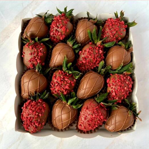 Fresa en chocolate "reunión largamente Esperada" 16pcs. - 20pcs dependiendo del Tamaño de la baya