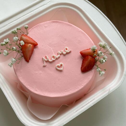 Бенто торт маме с цветами