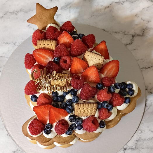 Медовик на новый год торт Елка, торт елочка, торт на новый год 2026