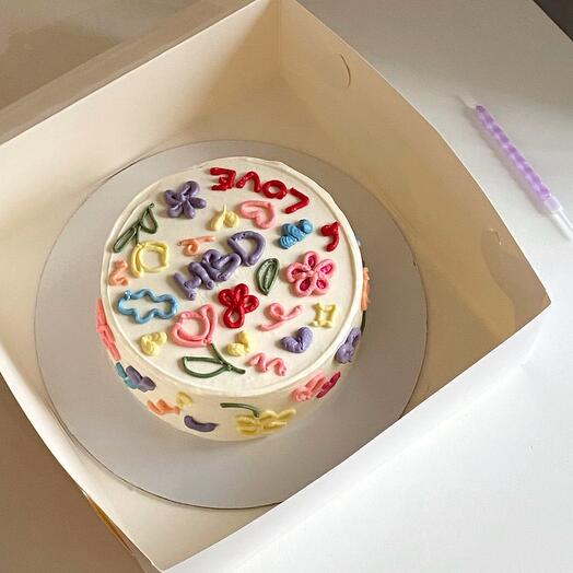 Торт 1 кг HBD