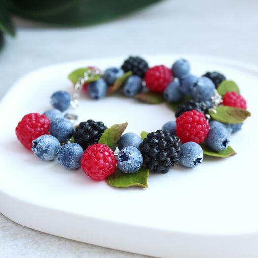 Handmade Berry Bracelet