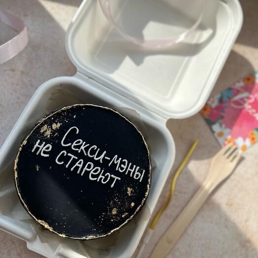 Бенто торт Black Gold