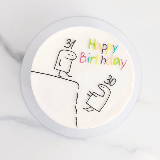 Бенто торт "Happy birthday"