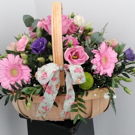 Pretty Pink Basket